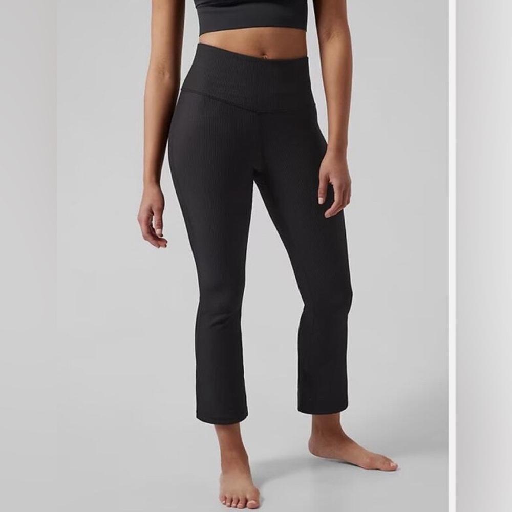 Athlete Elation Rib Crop Flare